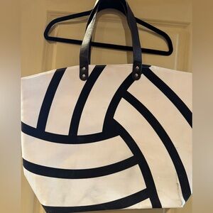 Volleyball Print Tote
